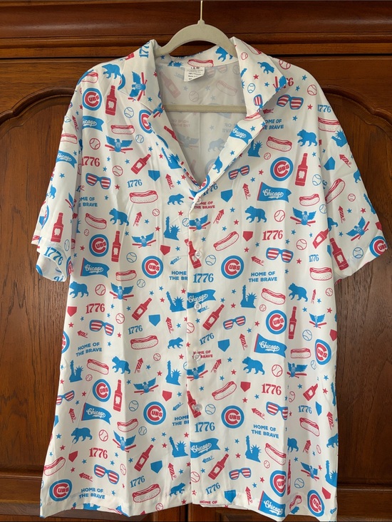 APC Other - Chicago Cubs Jim Beam Short Sleeve Button Down Hawaiian Shirt -Adult Size XL New